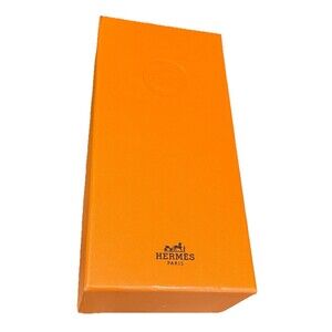 Hermes Paris Cologne Box  3.5”x 7.25” X  2.25” Orange Logo Empty Box